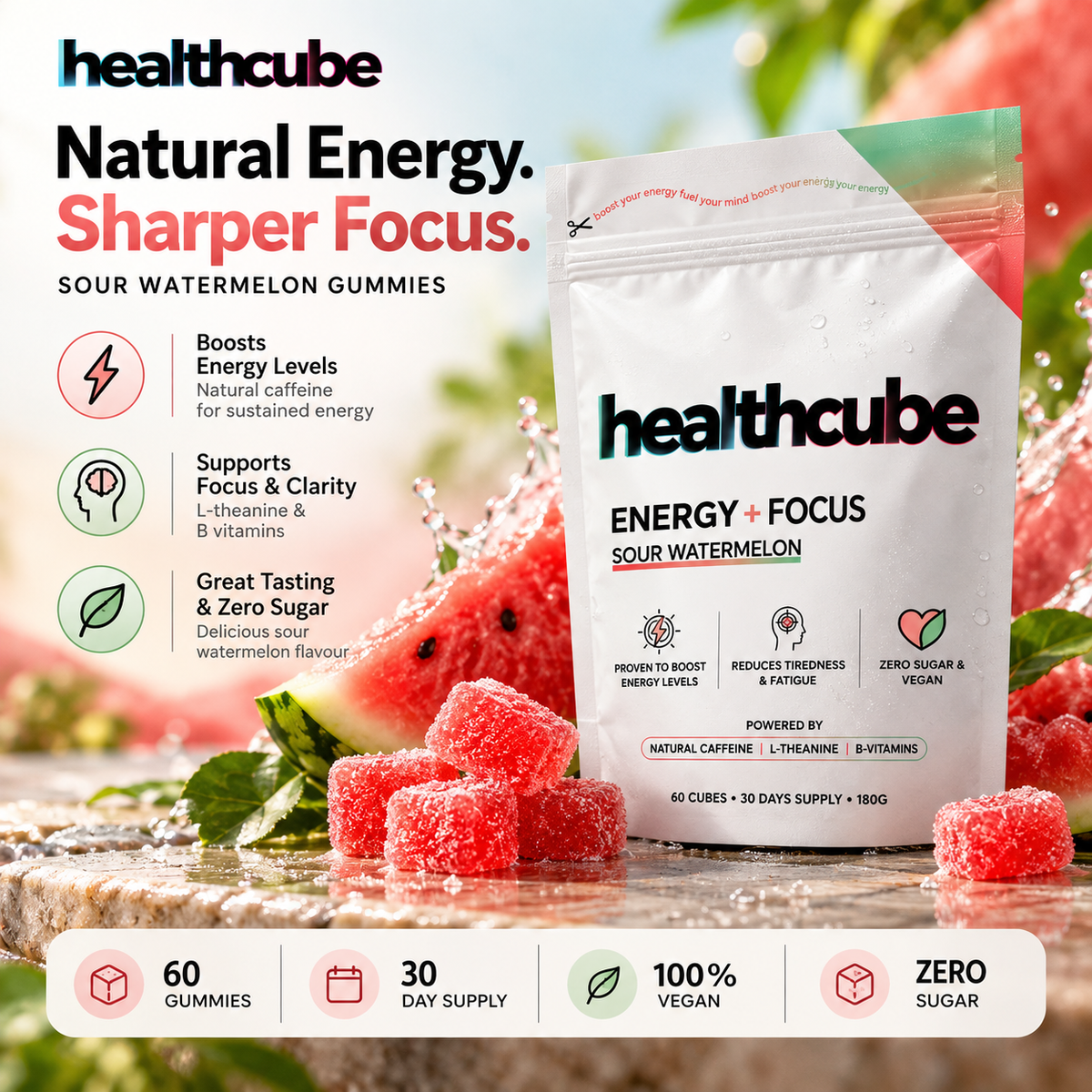 Energy + Focus (Sour Watermelon)